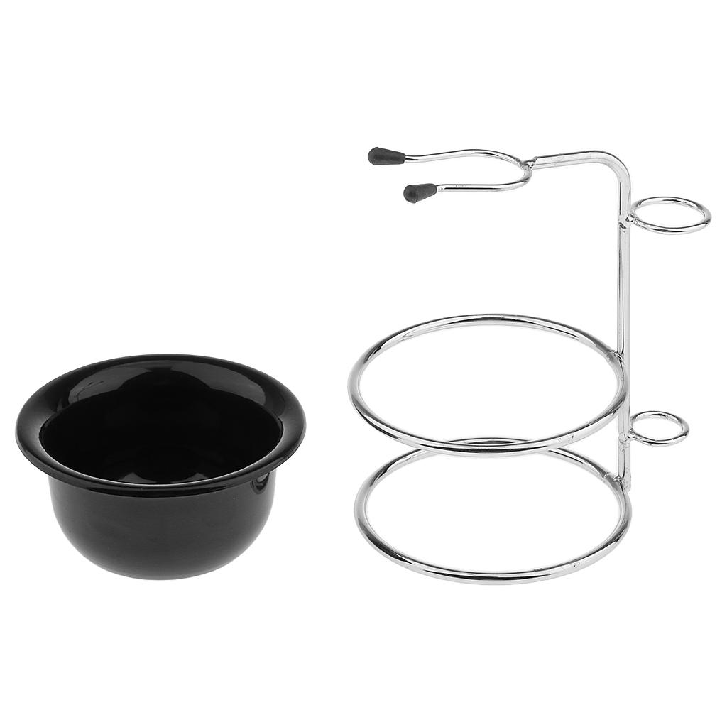 Grooming Kit - Akrylowy stojak na pędzel do golenia,