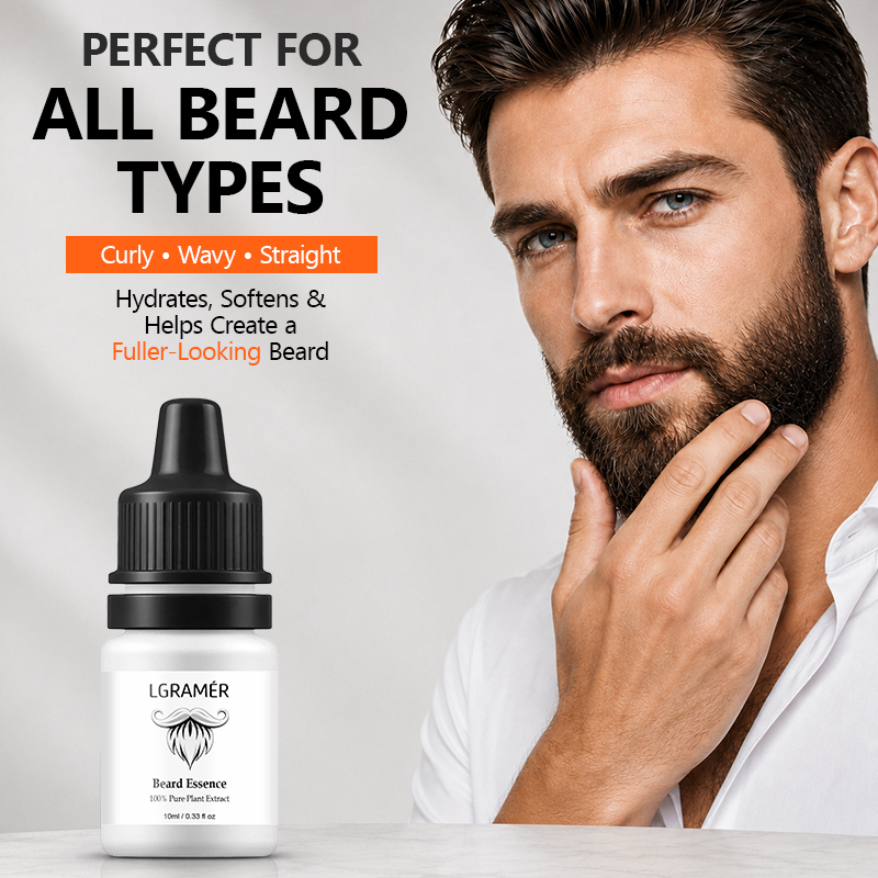 Beard Oil - Serum do wzrostu brody dla mężczyzn,