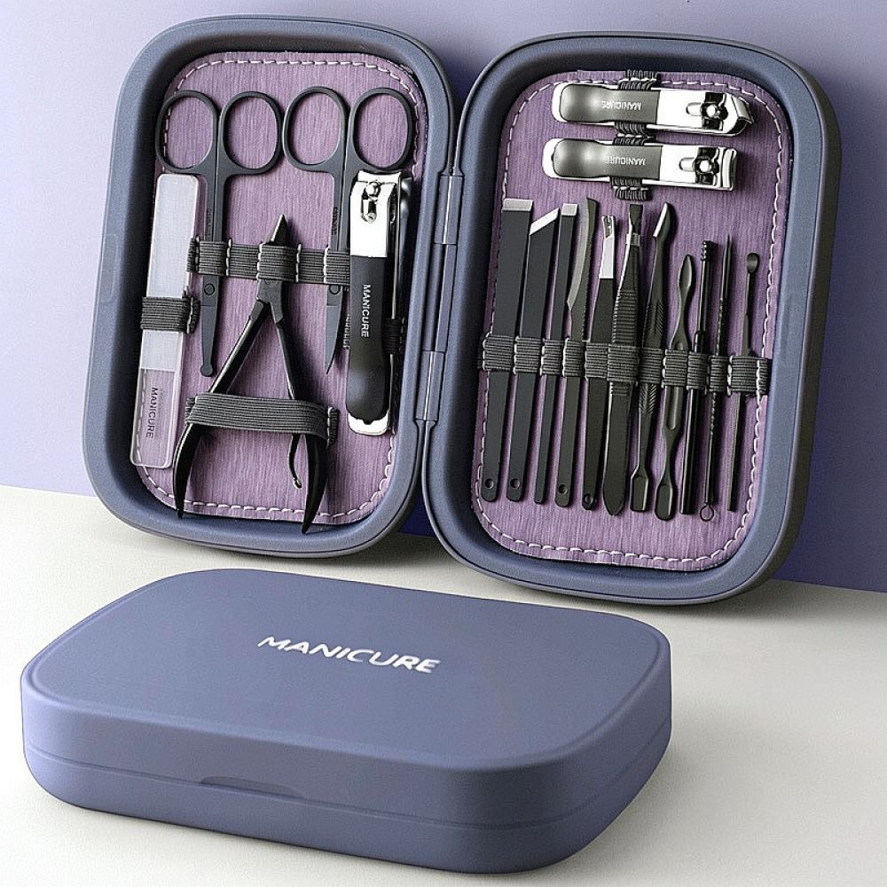Mens Grooming Travel Kit - Profesjonalny zestaw nożyczek do paznokci ze