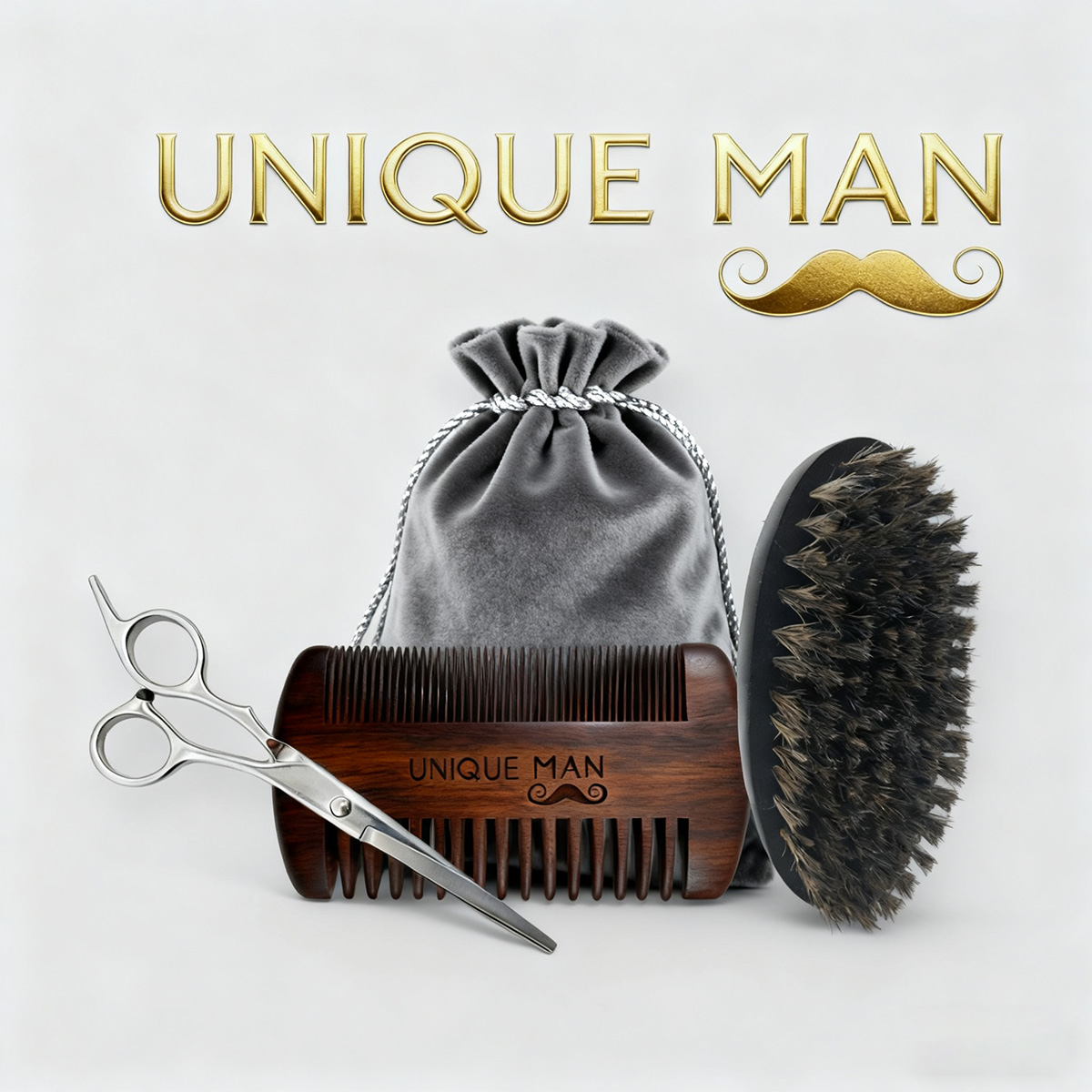 Grooming Kit - UNIQUE MAN Zestaw do pielęgnacji brody