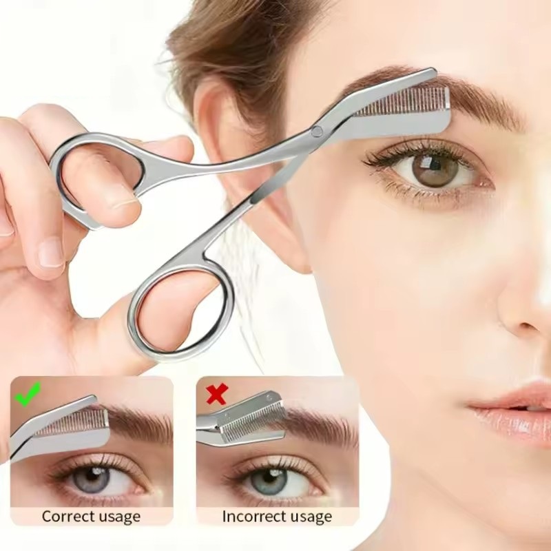 Bezpieczne nożyczki do brwi z  – Electric Razor recenzja i cena