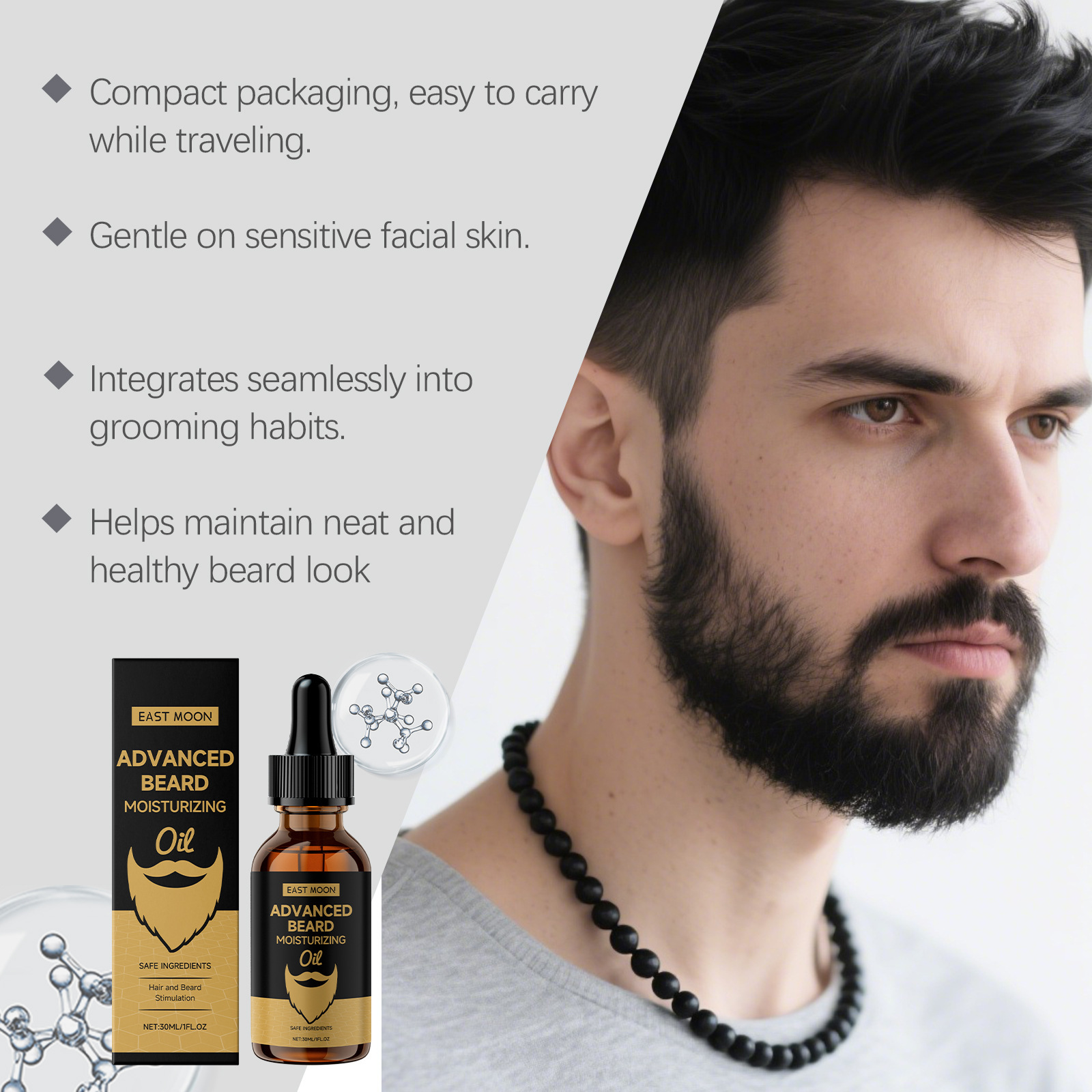 Olejki do brody East Moon Rose – Beard Oil recenzja i cena