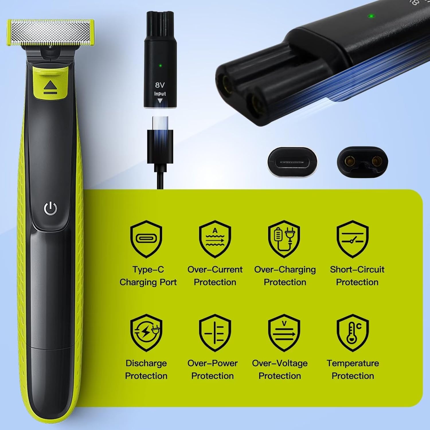 Ładowarka 8V HQ850 Type-C do g – Electric Razor recenzja i cena