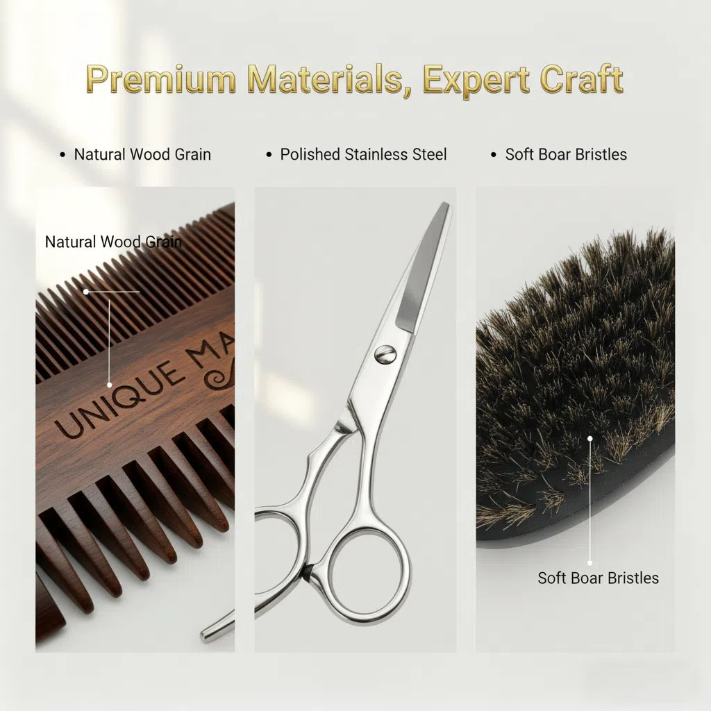 UNIQUE MAN Zestaw do pielęgnac – Grooming Kit recenzja i cena