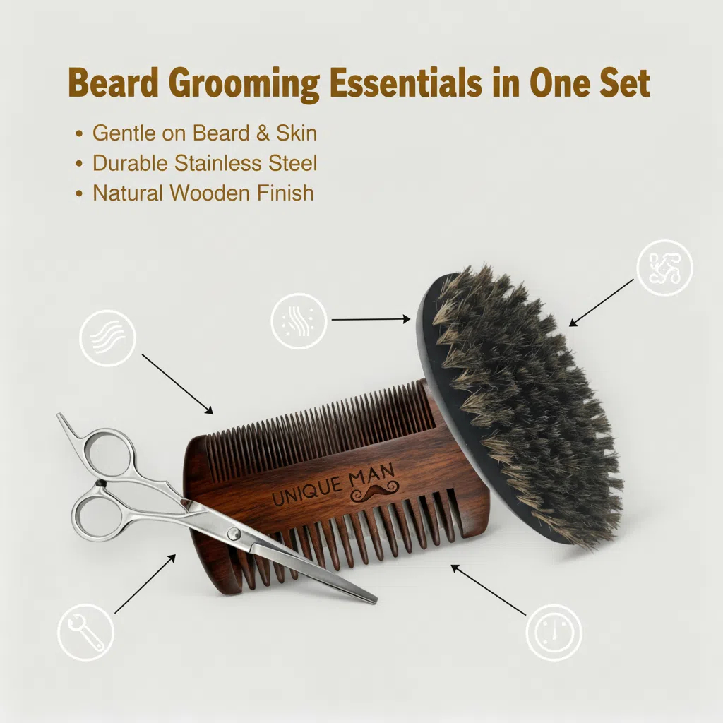 UNIQUE MAN Zestaw do pielęgnac – Grooming Kit recenzja i cena